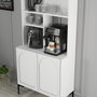 Hanah Home Lyon 80 Blanco y Negro